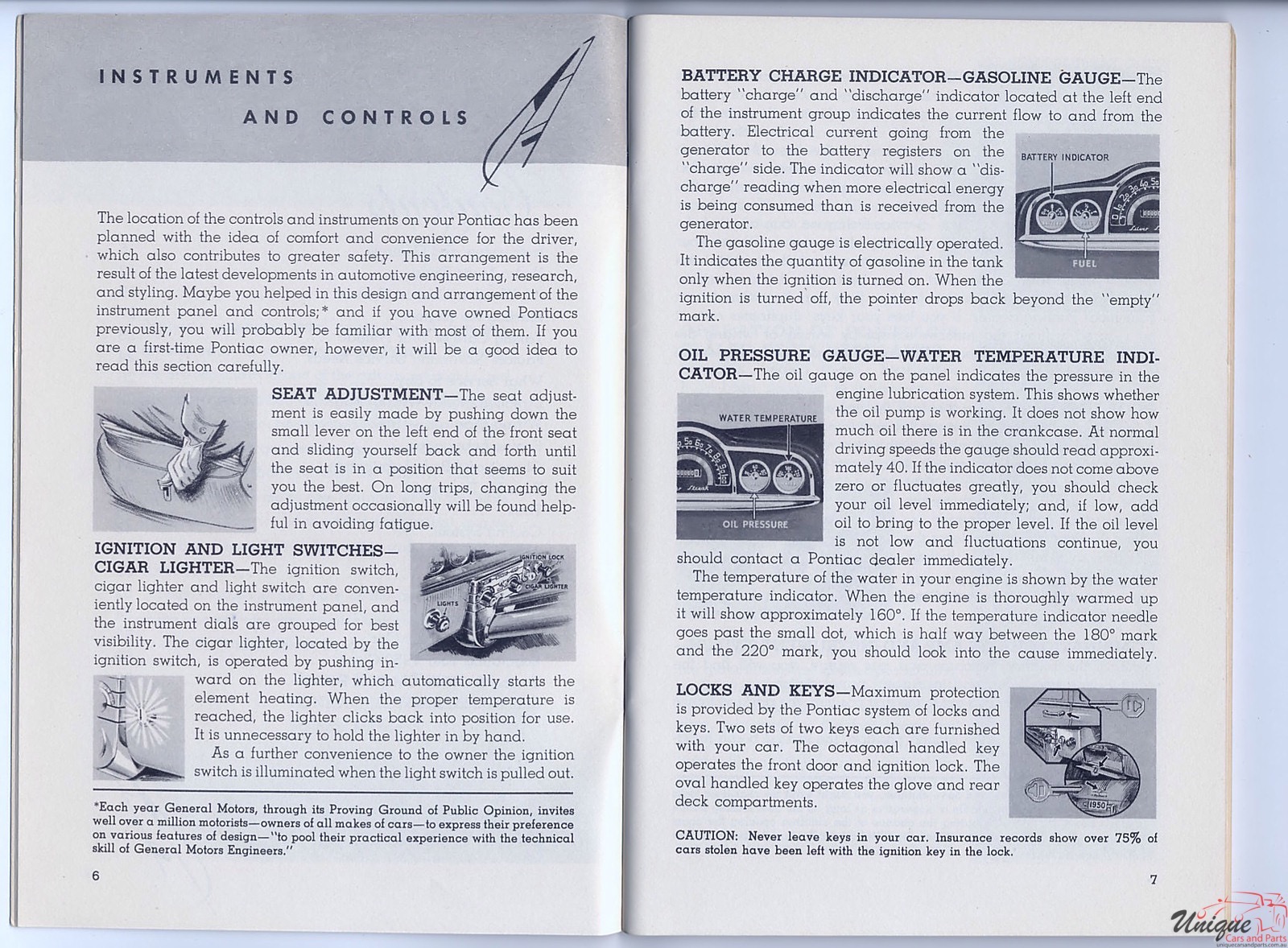 1950 Pontiac Owners Manual Page 28